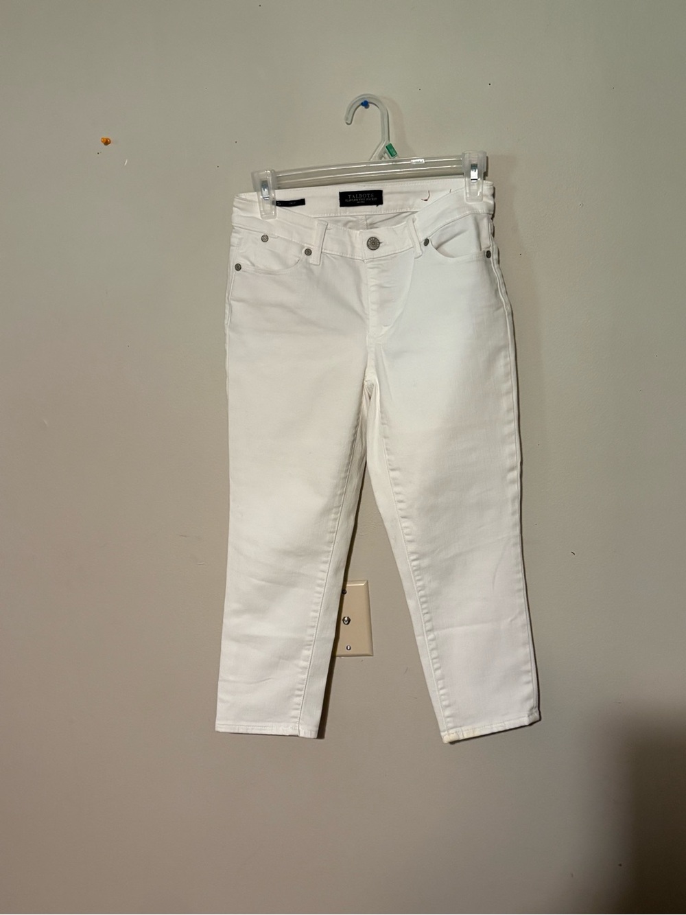 Talbots petite flawless 5 pocket crop jeans size 2p preloved❤️